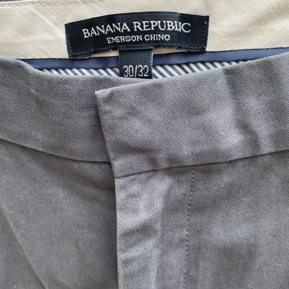 Grey/green color banana republic Emerson chino pant